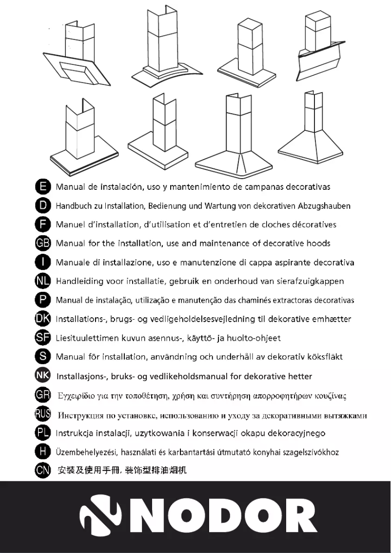 Page n°1 - Manuel utilisateur Nodor Cassandra Glass