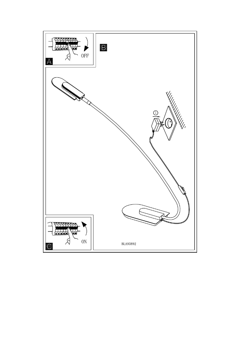 Page 1 de la notice Manuel utilisateur Eglo Ocaso