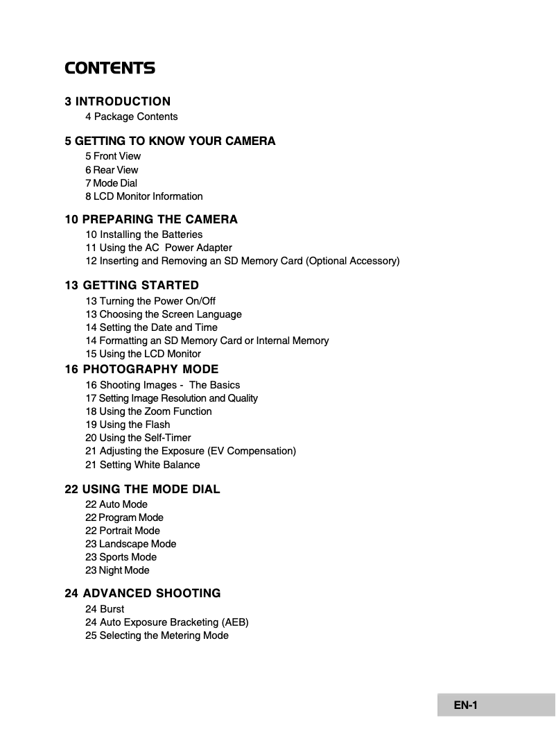Page n°1 - Manuel utilisateur Acer CE 5330