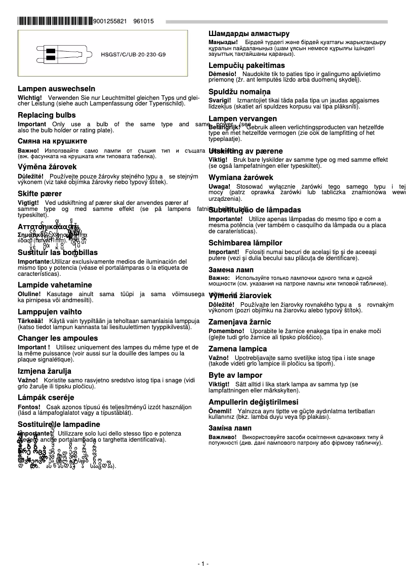 Page 1 de la notice Manuel utilisateur Constructa CD30636
