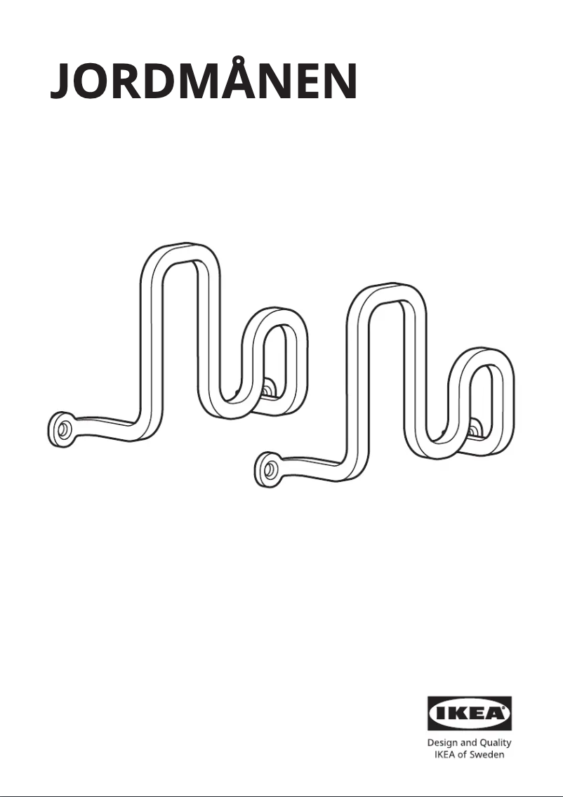 Page 1 de la notice Manuel utilisateur Ikea JORDMÅNEN 305.790.23