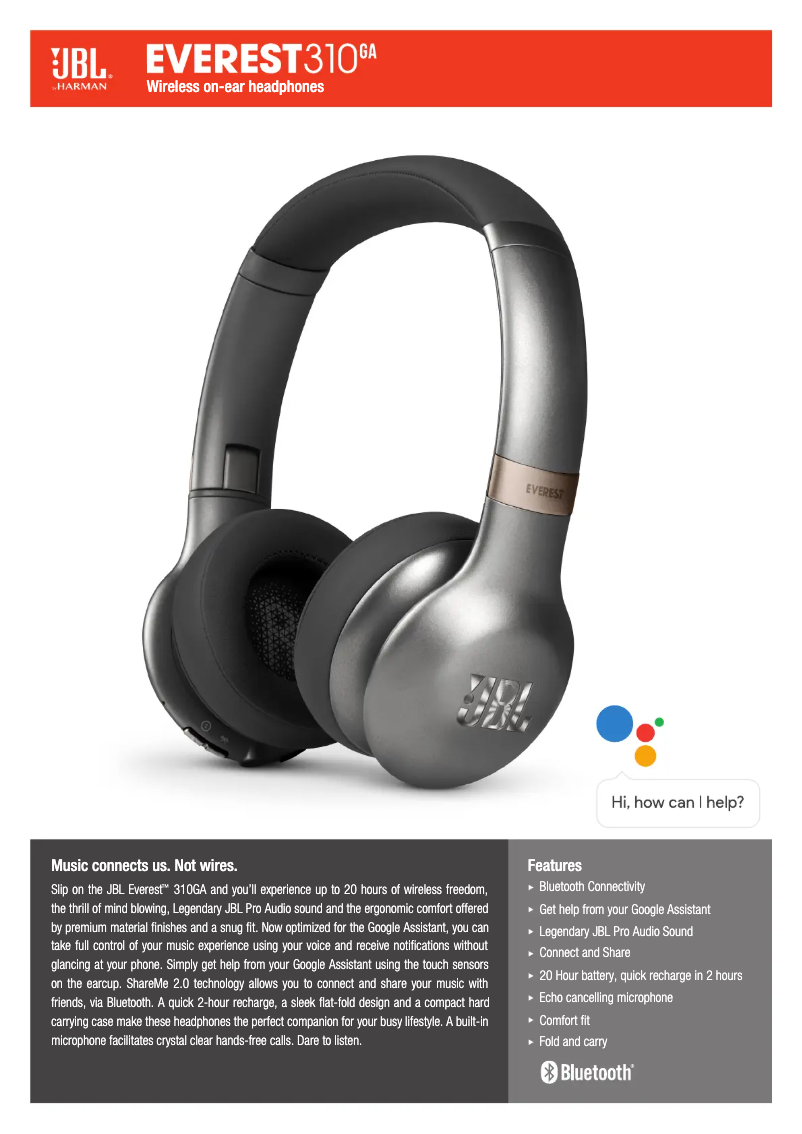 Image de la première page du manuel de l'appareil Everest 310GA