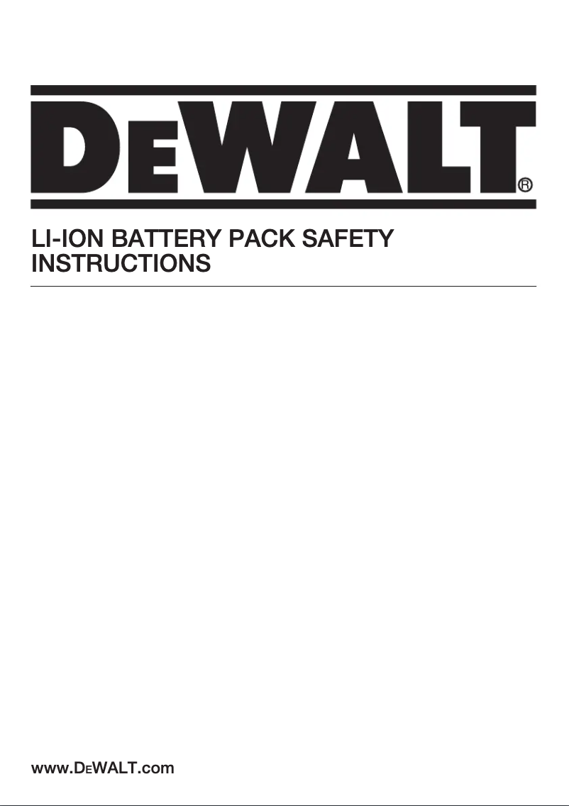 Page n°1 - Manuel utilisateur Black & Decker 36052