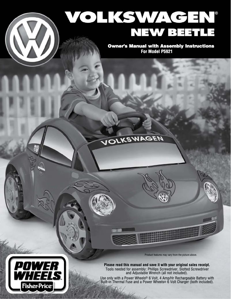 Page 1 de la notice Manuel utilisateur Volkswagen Beetle