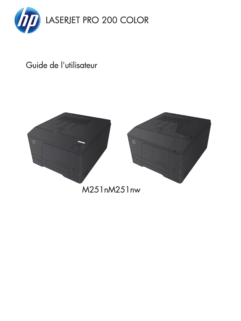 Page n°1 - Manuel utilisateur HP LaserJet Pro 200 Color