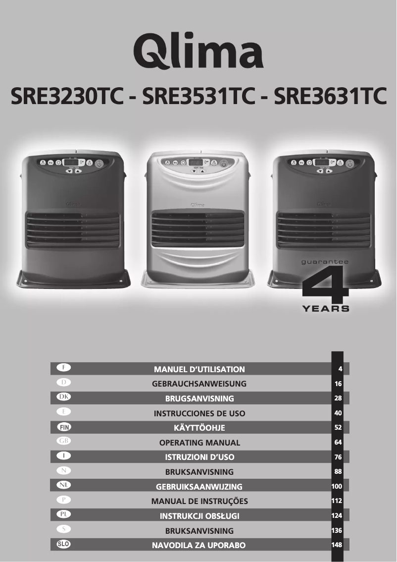 Image de la première page du manuel de l'appareil SRE3531TC