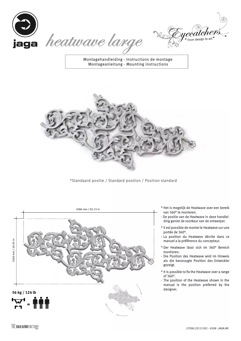 Image de la première page du manuel de l'appareil Heatwave Large