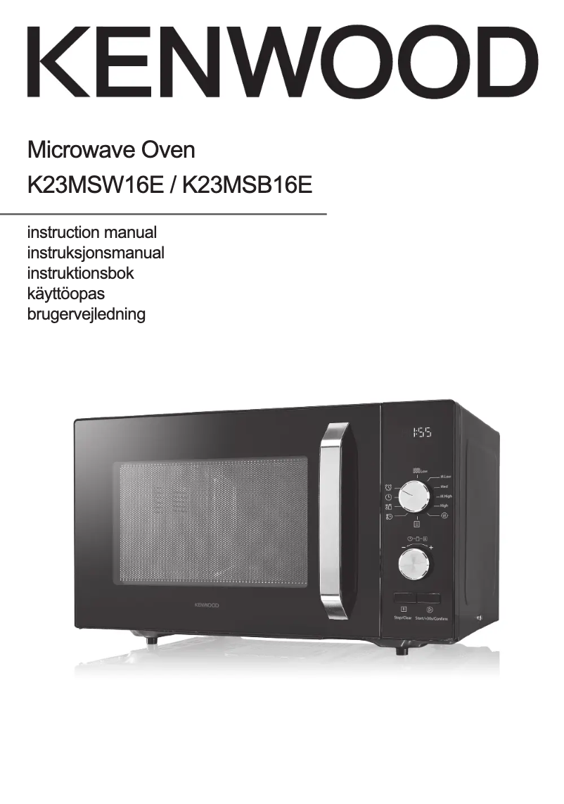 Image de la première page du manuel de l'appareil K23MSB16E