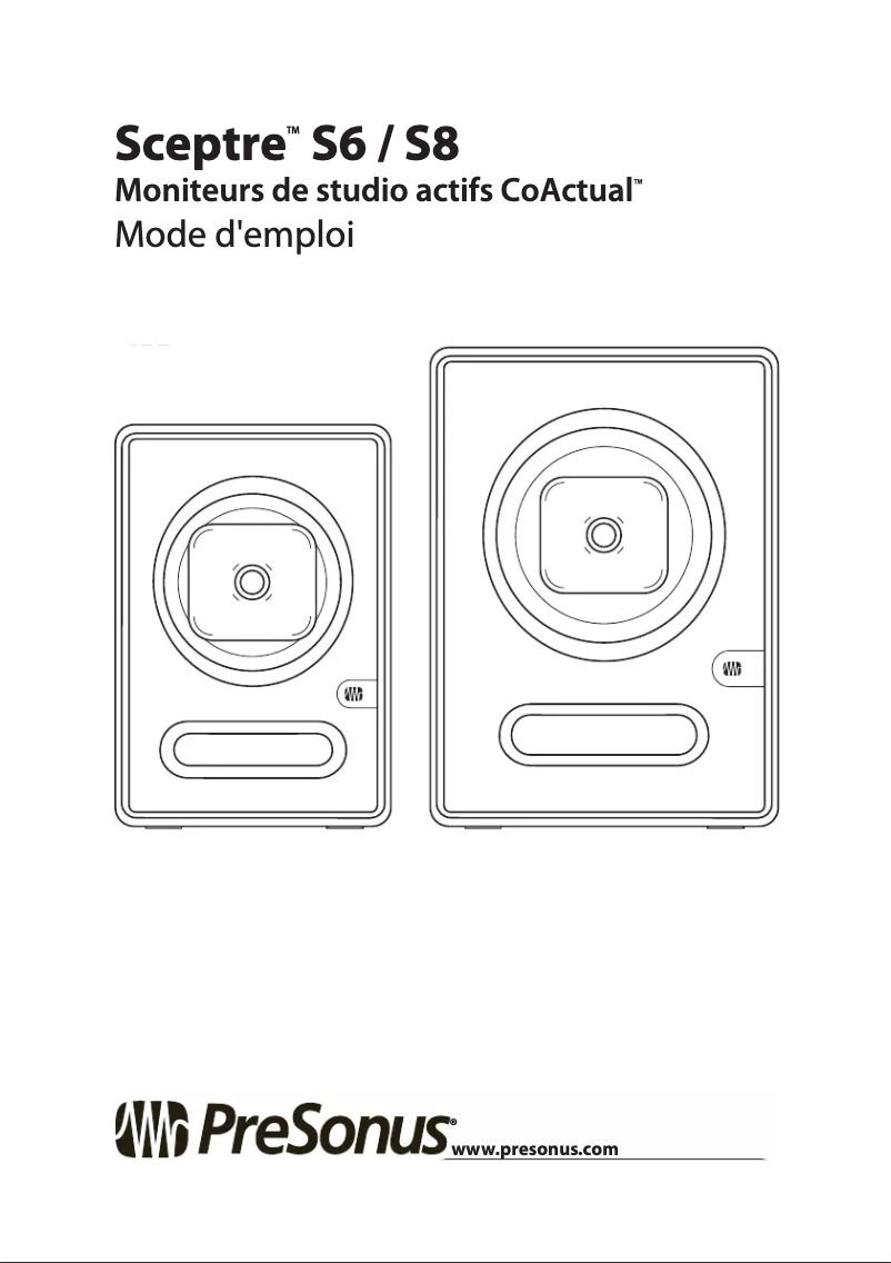 Image de la première page du manuel de l'appareil Sceptre S6
