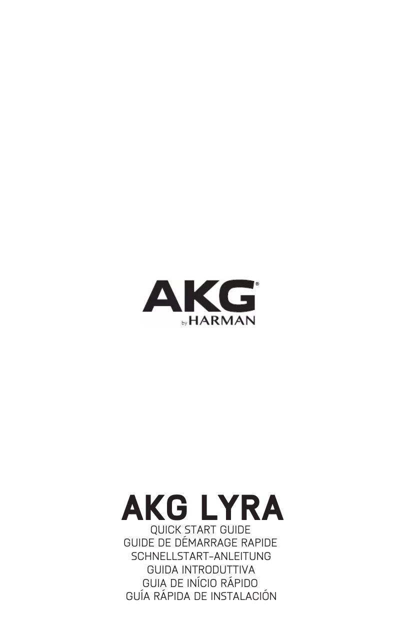 Image de la première page du manuel de l'appareil Lyra