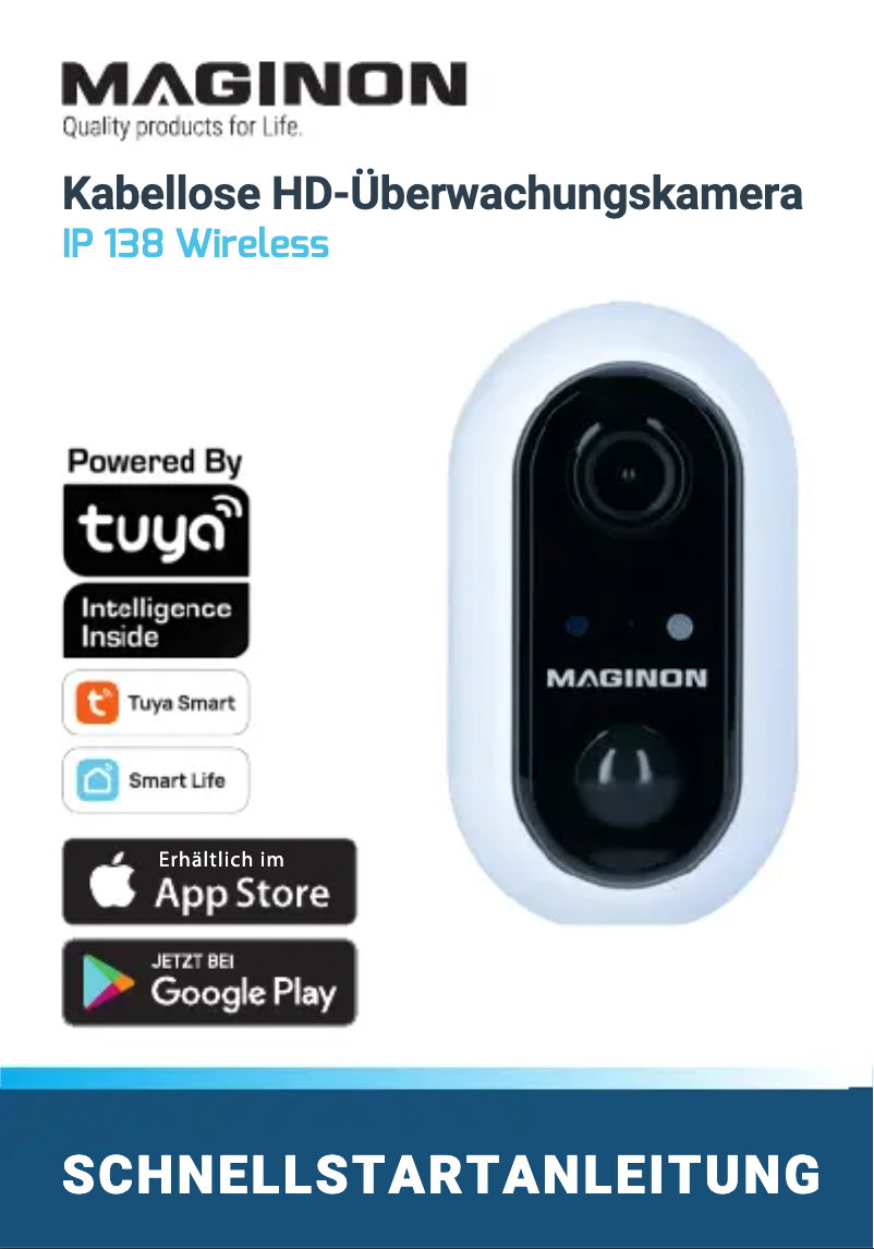 Page n°1 - Manuel utilisateur Maginon IP 138 Wireless