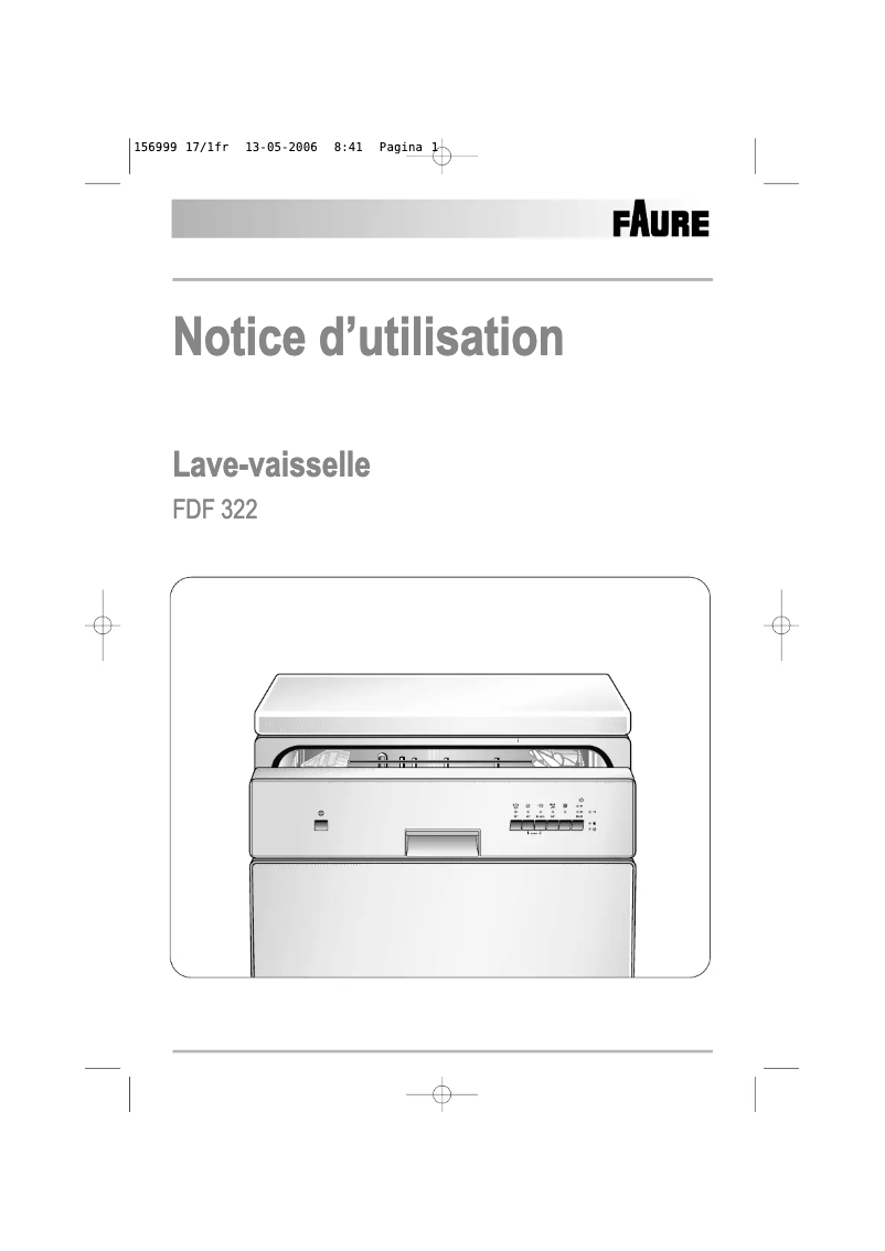 Page 1 de la notice Manuel utilisateur Faure FDF322
