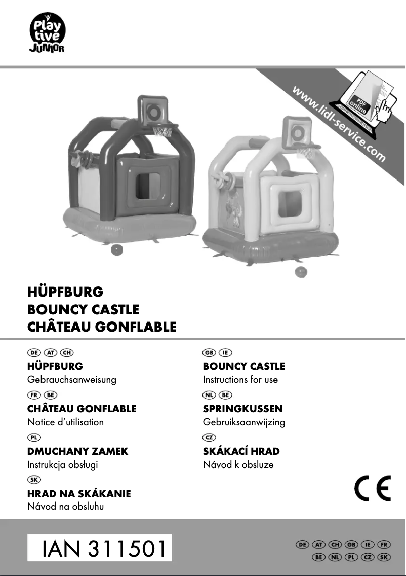 Page 1 de la notice Manuel utilisateur Playtive IAN 311501