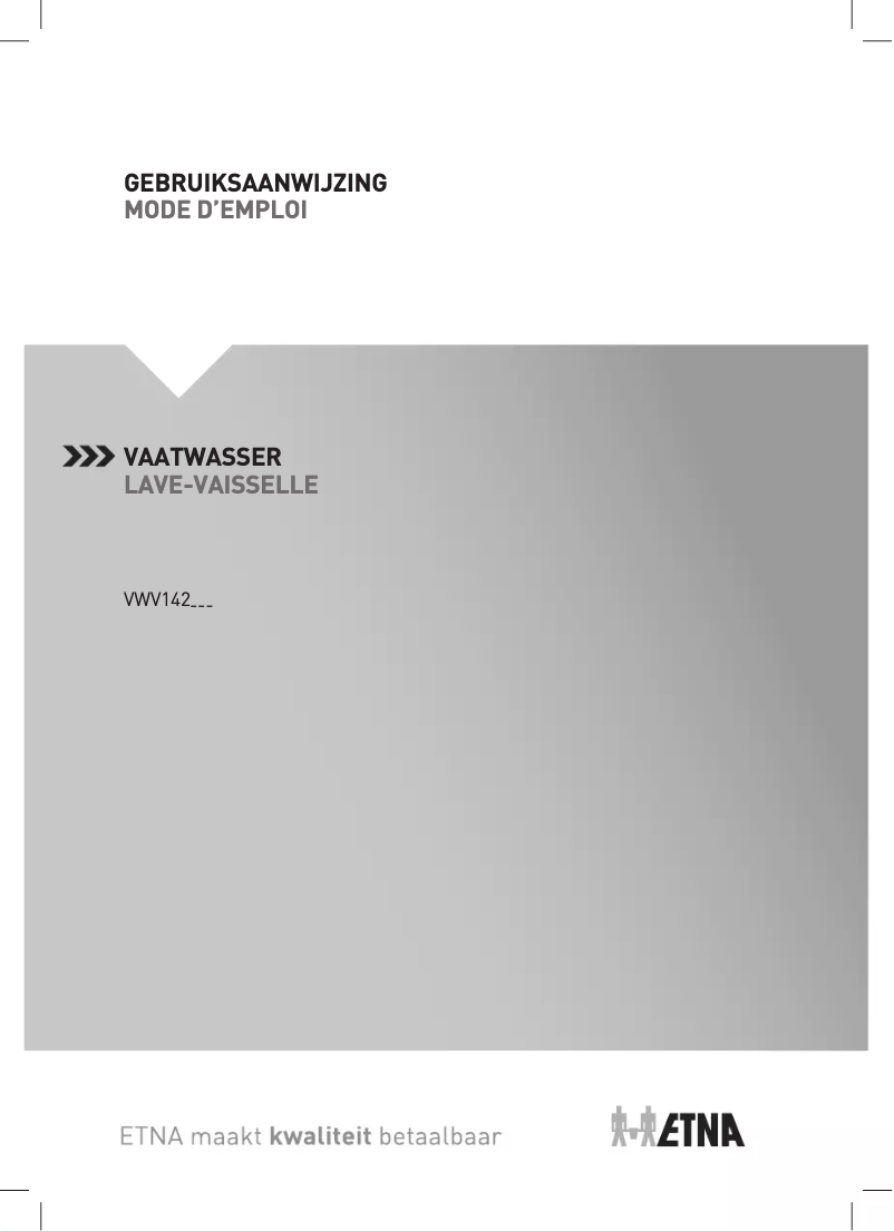 Image de la première page du manuel de l'appareil VWV142ZWA