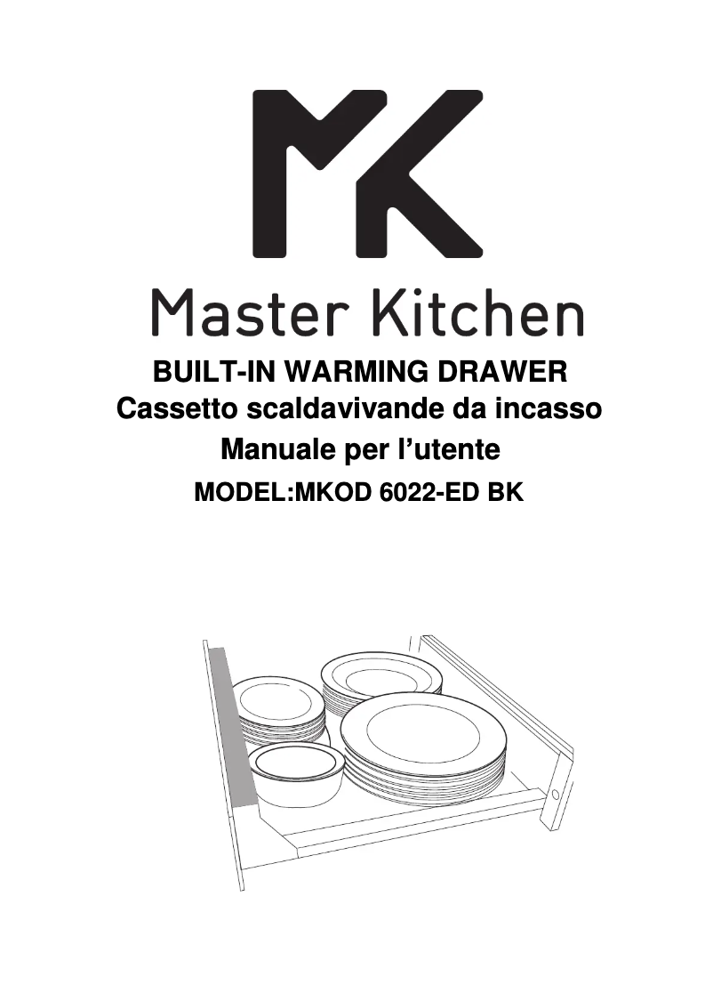 Page n°1 - Manuel utilisateur Master Kitchen MKOD 6022-ED BK