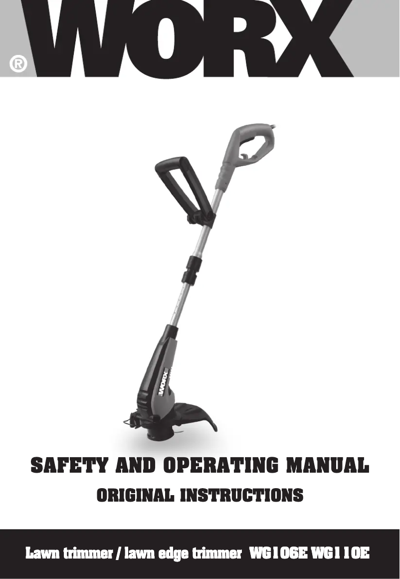 Page 1 de la notice Manuel utilisateur Worx WG110E