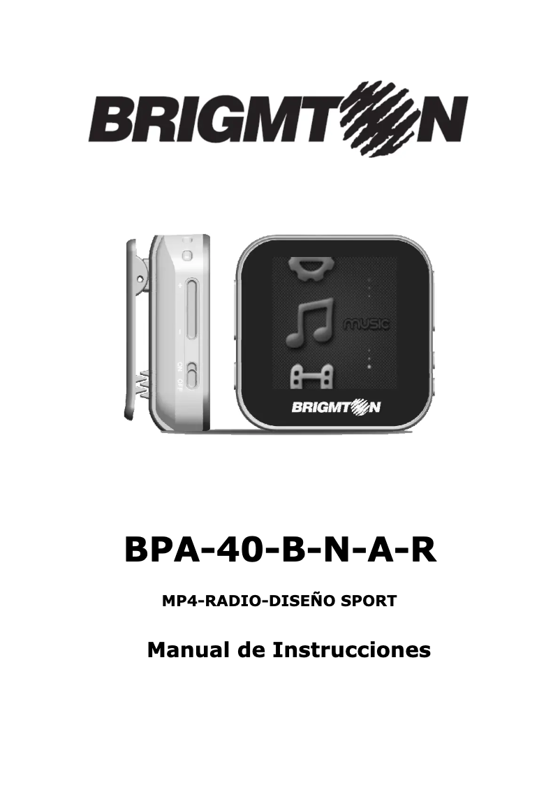 Image de la première page du manuel de l'appareil BPA-40-R
