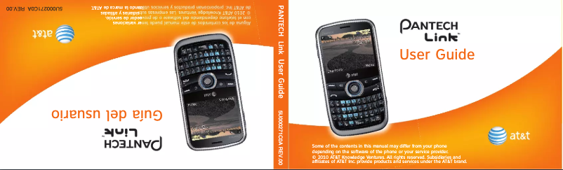 Page n°1 - Manuel utilisateur AT&T Link