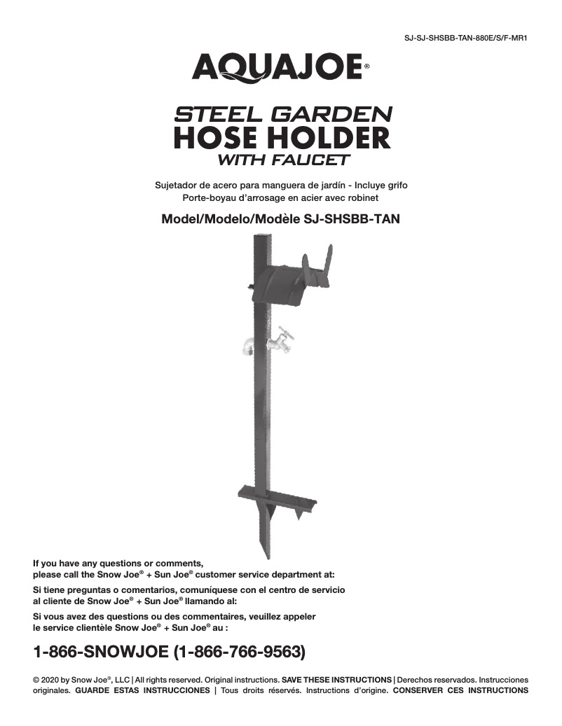 Image de la première page du manuel de l'appareil SJ-SHSBB-TAN