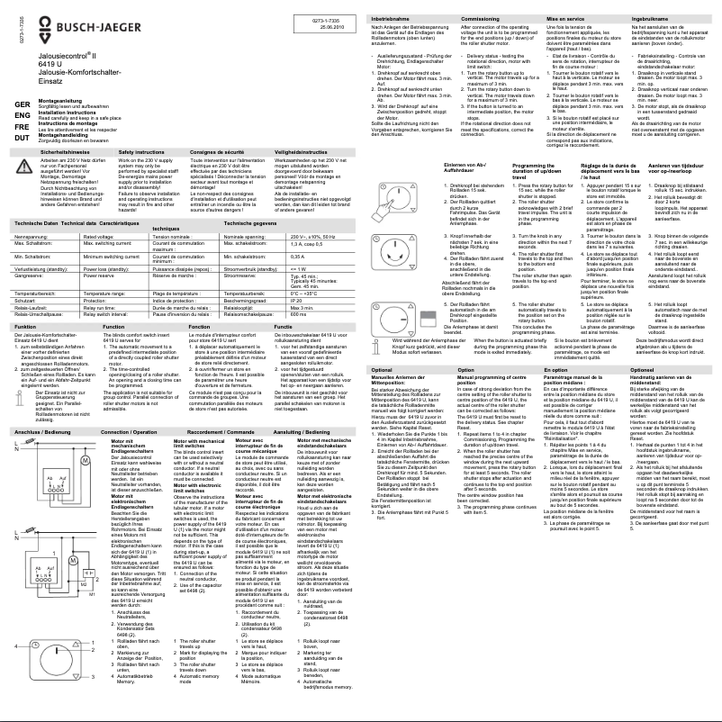Image de la première page du manuel de l'appareil 6419 U