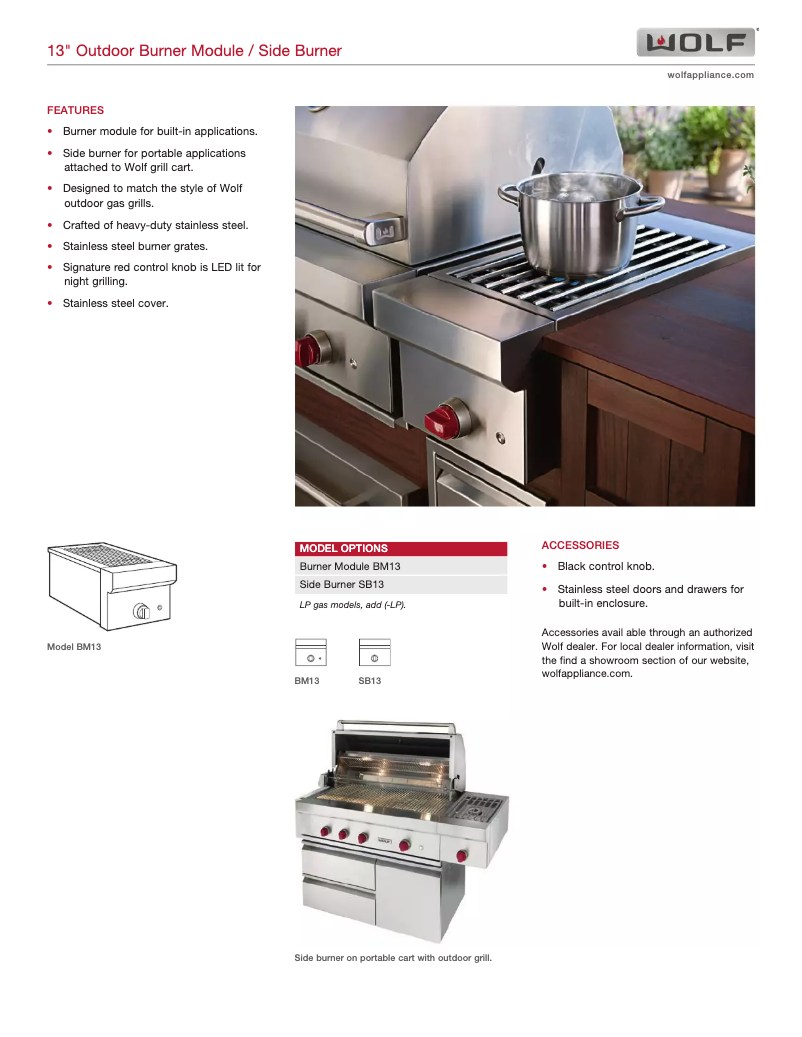 Page 1 de la notice Guide d'installation Wolf SB13