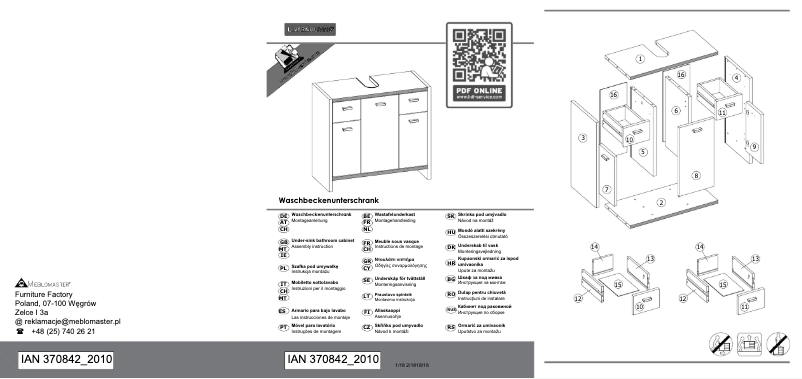 Page 1 de la notice Manuel utilisateur Livarno Lux IAN 351697