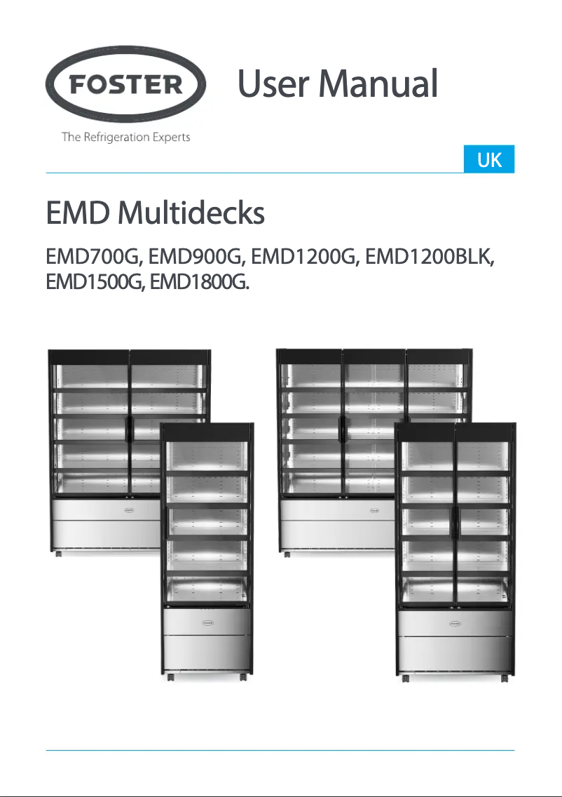 Image de la première page du manuel de l'appareil EMD1200G