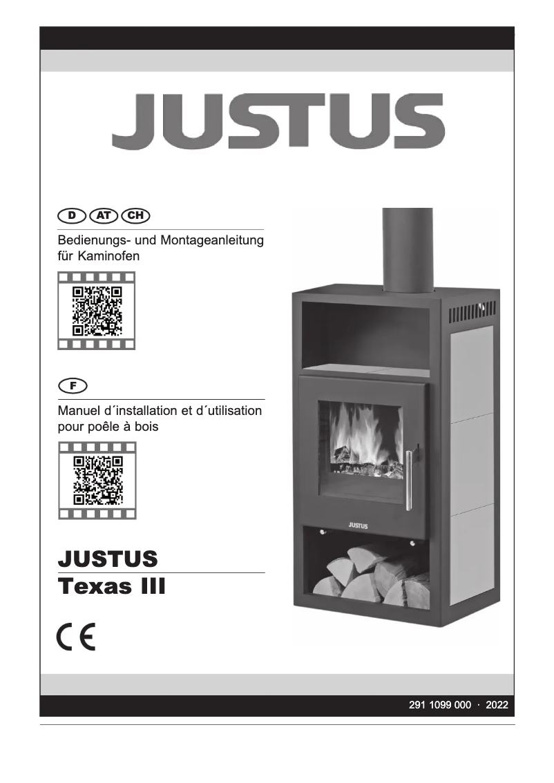 Page n°1 - Manuel utilisateur Justus Texas