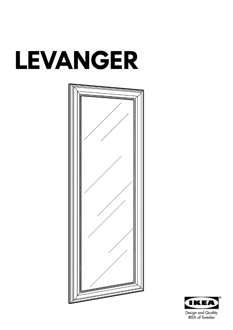 Image de la première page du manuel de l'appareil LEVANGER (50X140)