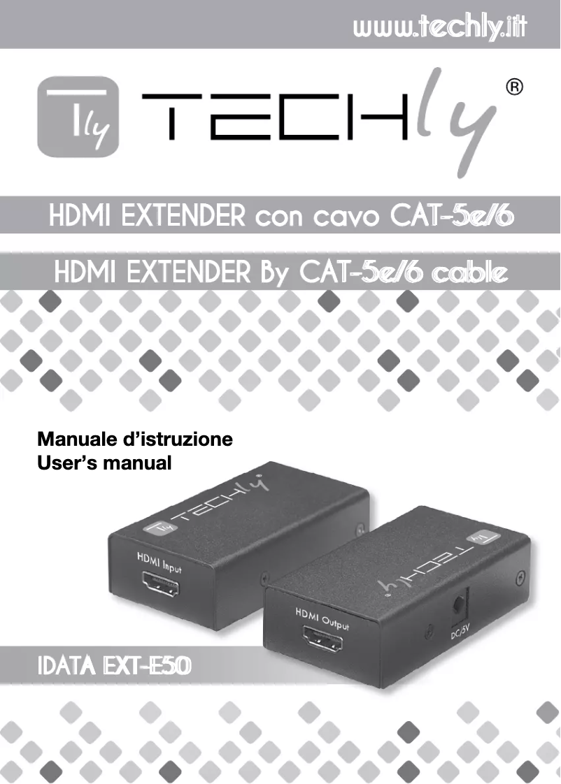 Page n°1 - Manuel utilisateur Techly IDATA EXT-E50