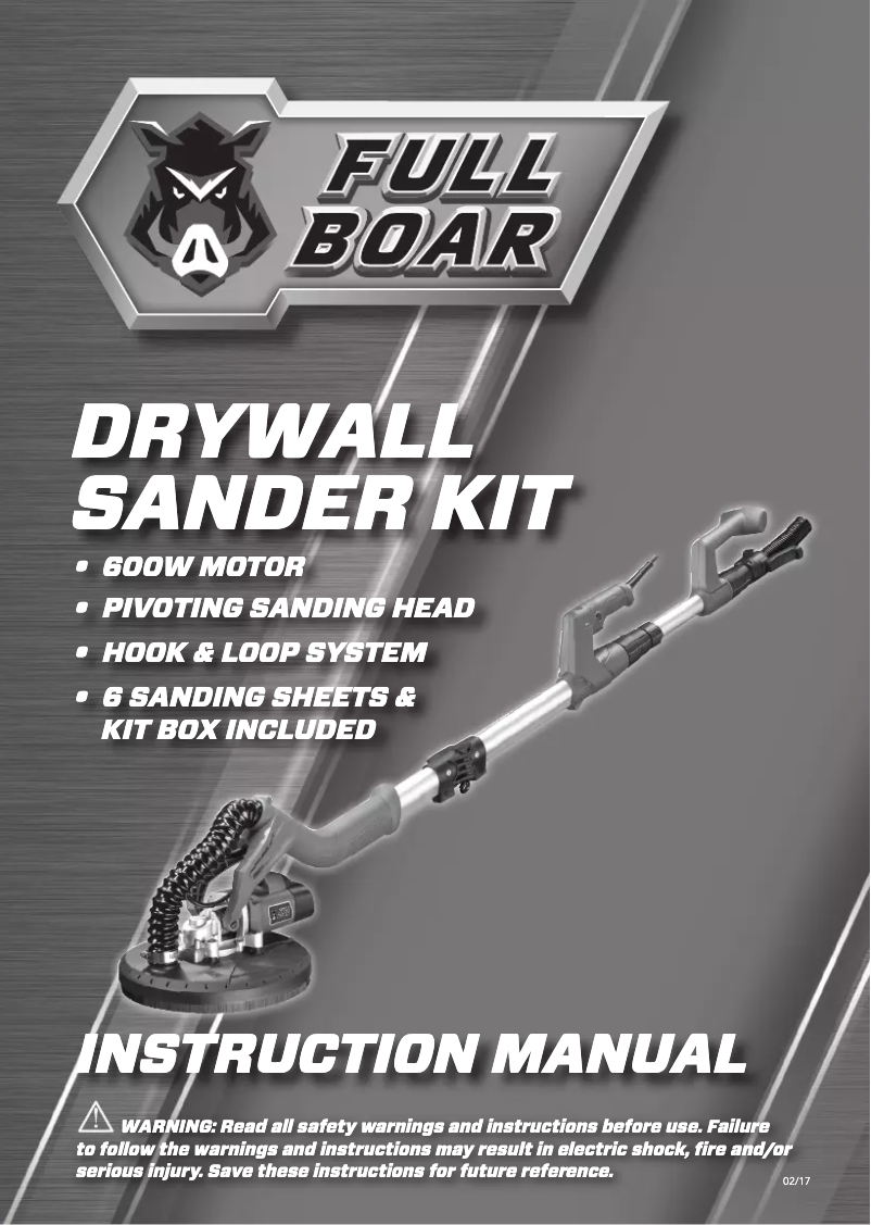 Page 1 de la notice Manuel utilisateur Full Boar FBDWS-6100U