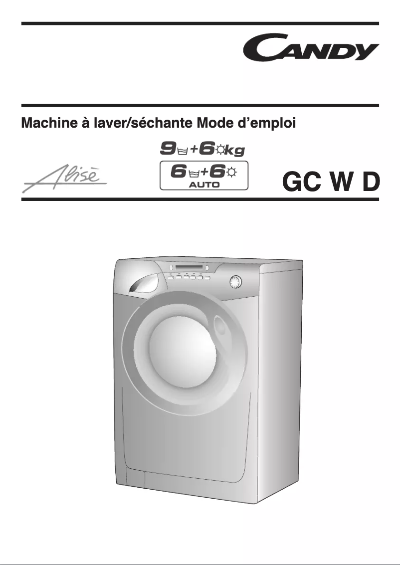 Page n°1 - Manuel utilisateur Candy GC W496DS-47