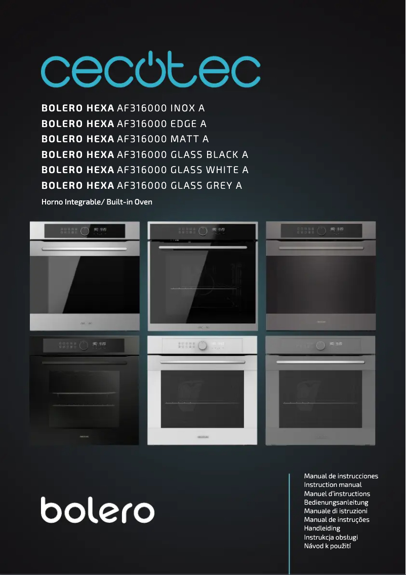 Page n°1 - Manuel utilisateur Cecotec Bolero Hexa AF316000