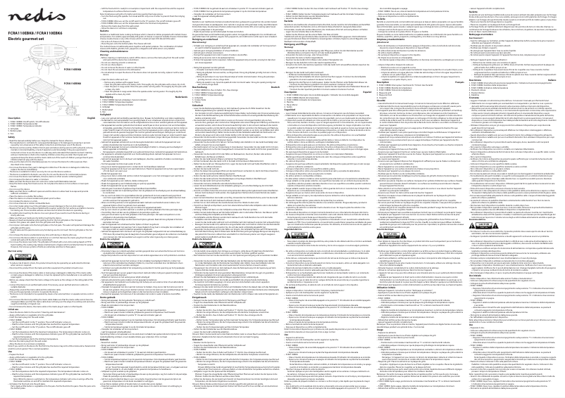 Image de la première page du manuel de l'appareil FCRA110EBK6