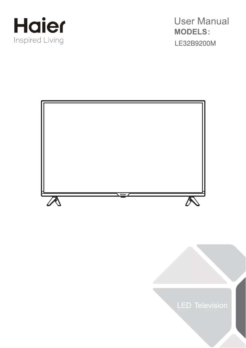 Page 1 de la notice Manuel utilisateur Haier LE40B9200M