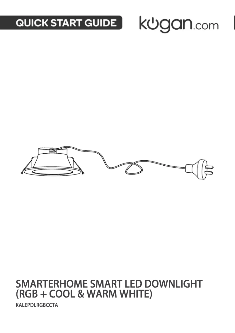 Page n°1 - Manuel utilisateur Kogan KALEPDLRGBCCTA4P
