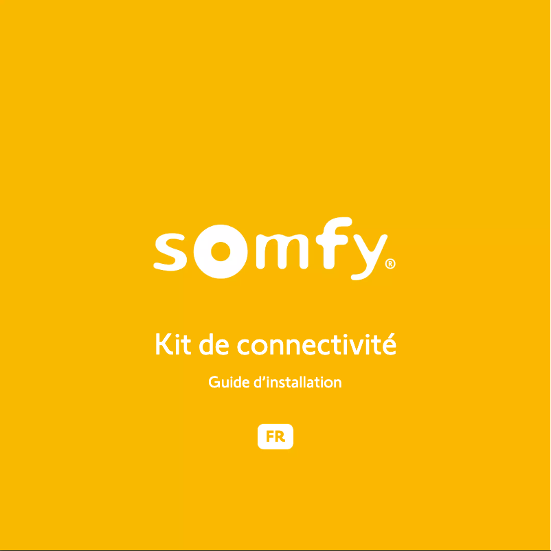 Page n°1 - Manuel utilisateur Somfy RMS 2000