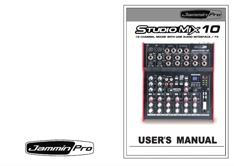 Página 1 del manual Manual de usuario Jammin Pro 5480002