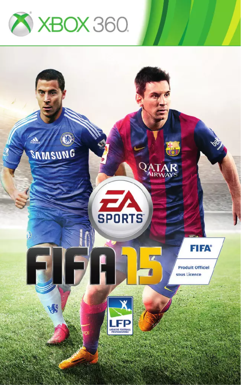 Image de la première page du manuel de l'appareil Fifa 15 (Xbox 360)
