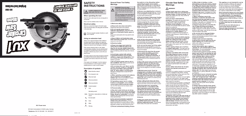 Imagen de la primera página del manual del dispositivo XCS-185U