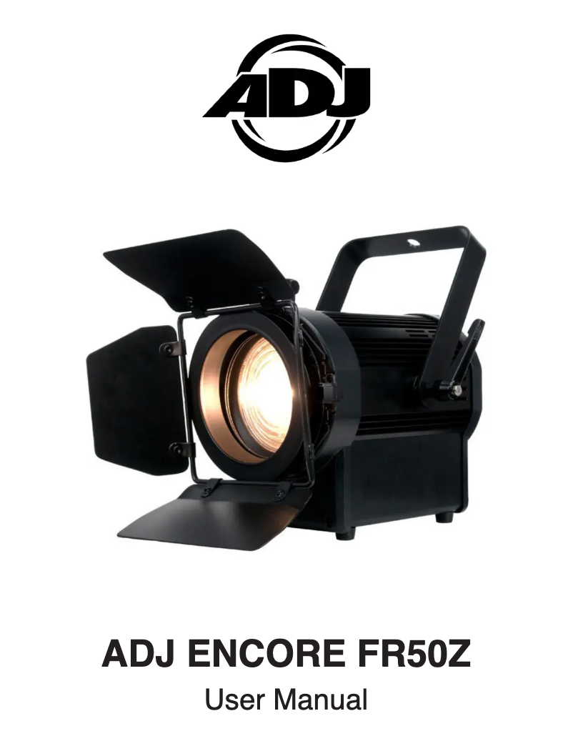 Page 1 de la notice Manuel utilisateur Adj Encore FR50Z