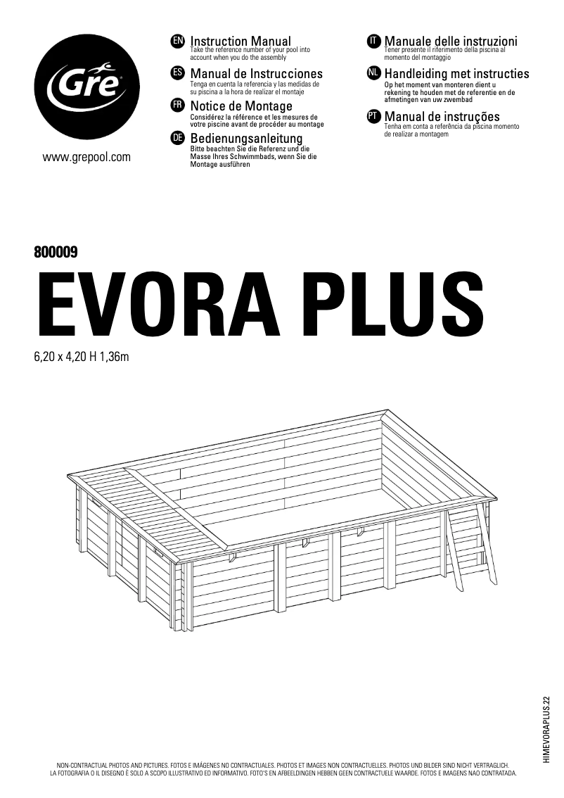 Página 1 del manual Manual de usuario Gre 800009