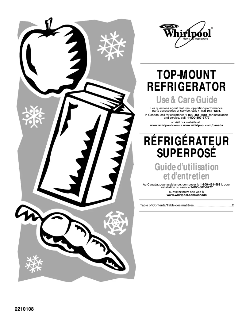 Página 1 del manual Manual de usuario Whirlpool ET4WSKXKT