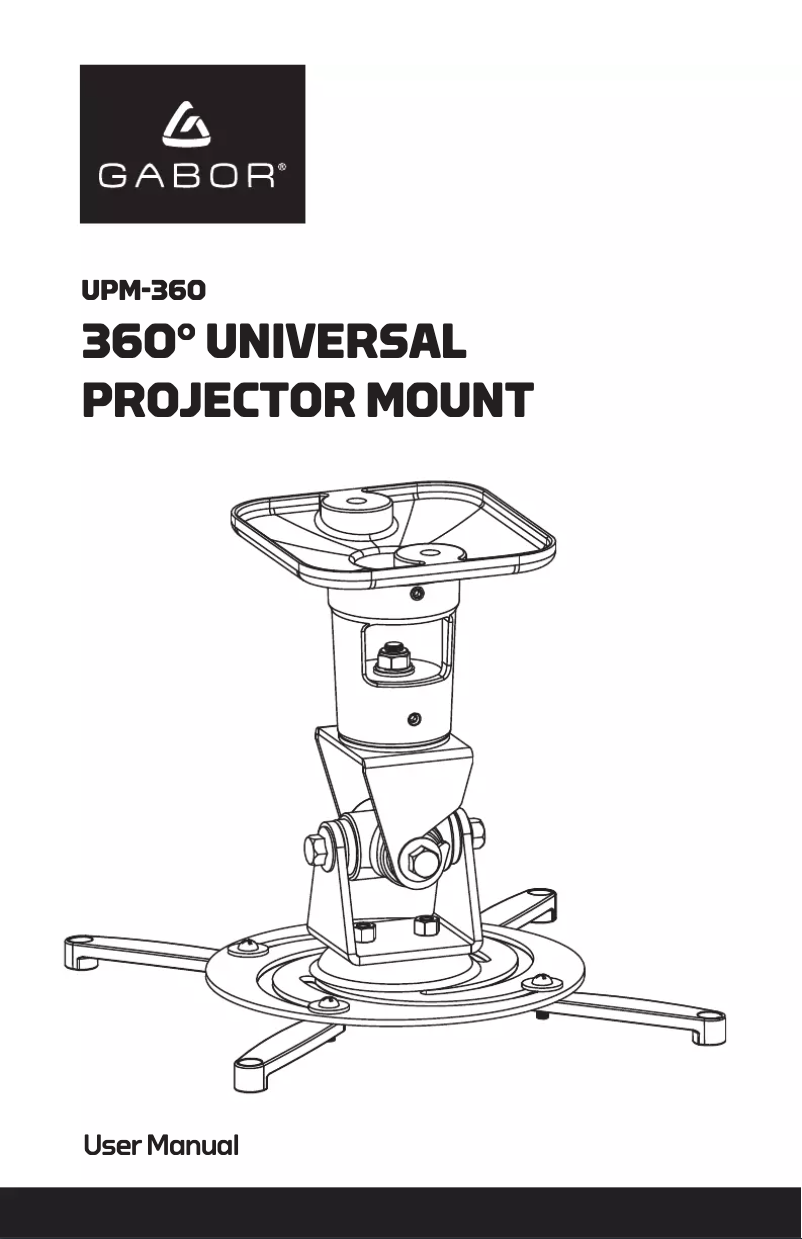 Page 1 de la notice Manuel utilisateur Gabor UPM-360