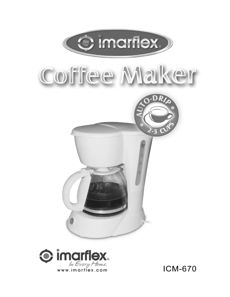 Page n°1 - Manuel utilisateur Imarflex ICM-670