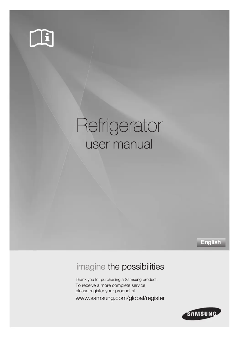 Page 1 de la notice Manuel utilisateur Samsung RSH1FTSW
