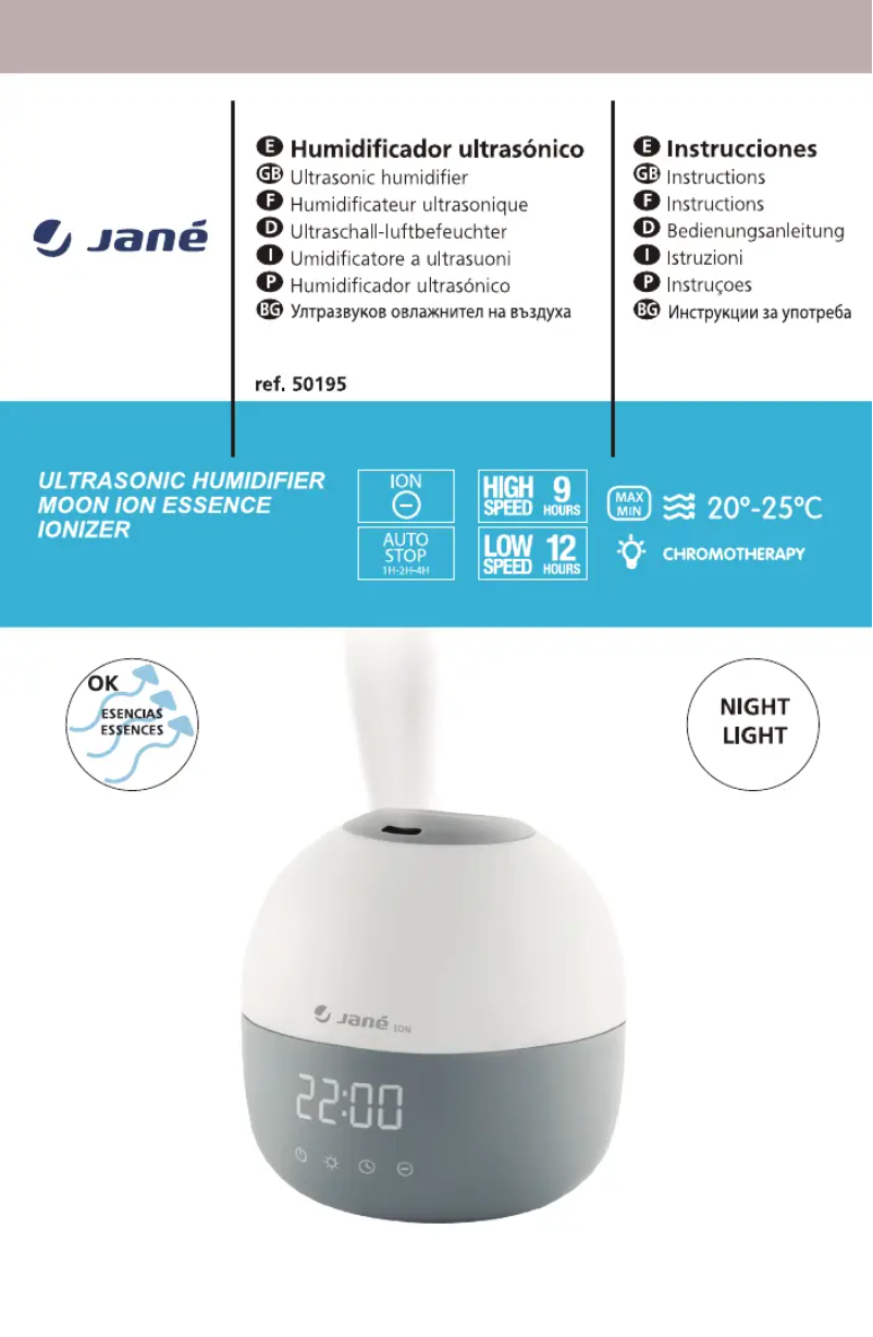 Página 1 del manual Manual de usuario Jane Moon Ion