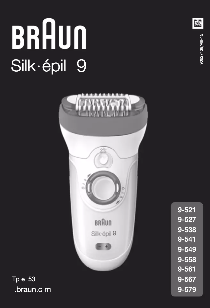 Página 1 del manual Manual de usuario Braun Silk-épil 9-561