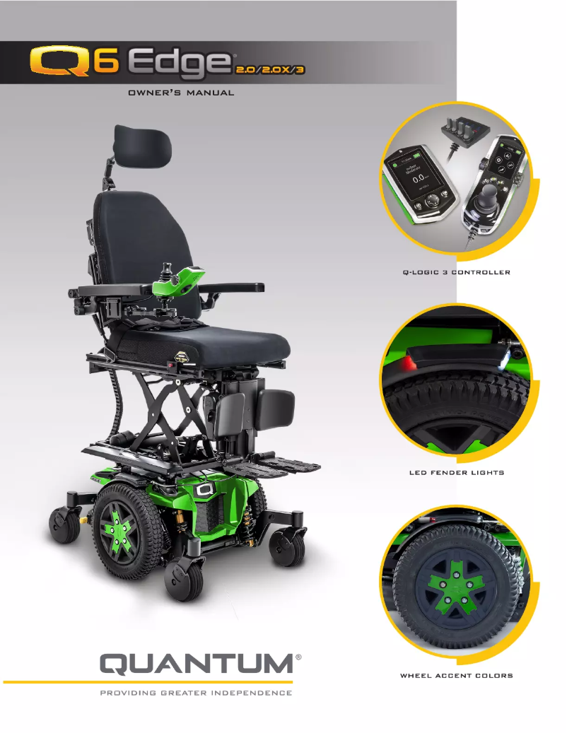 Page n°1 - Manuel utilisateur Quantum Q6 Edge 2.0 X