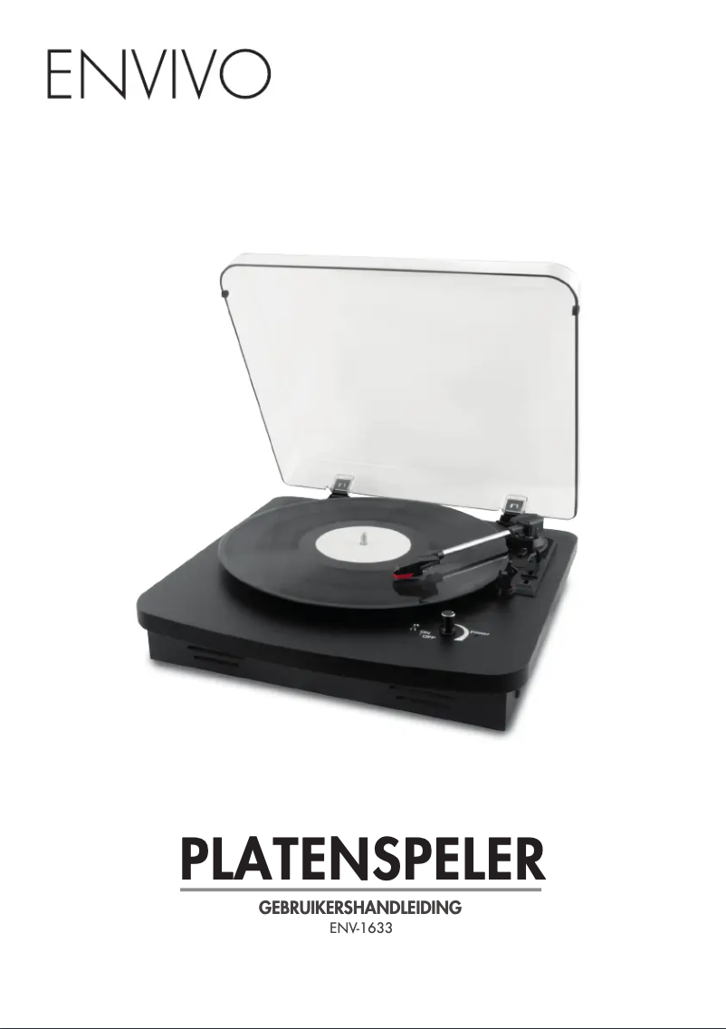 Page 1 de la notice Manuel utilisateur Envivo ENV-1633